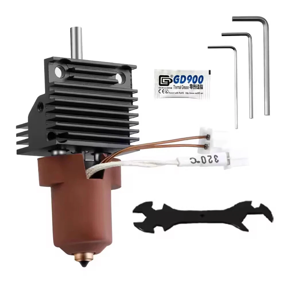 3D Printer Parts for Creality K1C K1 Max Hotend Kit Quick Swap Ceramic Heating Block Kit 0.4 0.6 0.8mm Nozzle High Flow Printing — image 1
