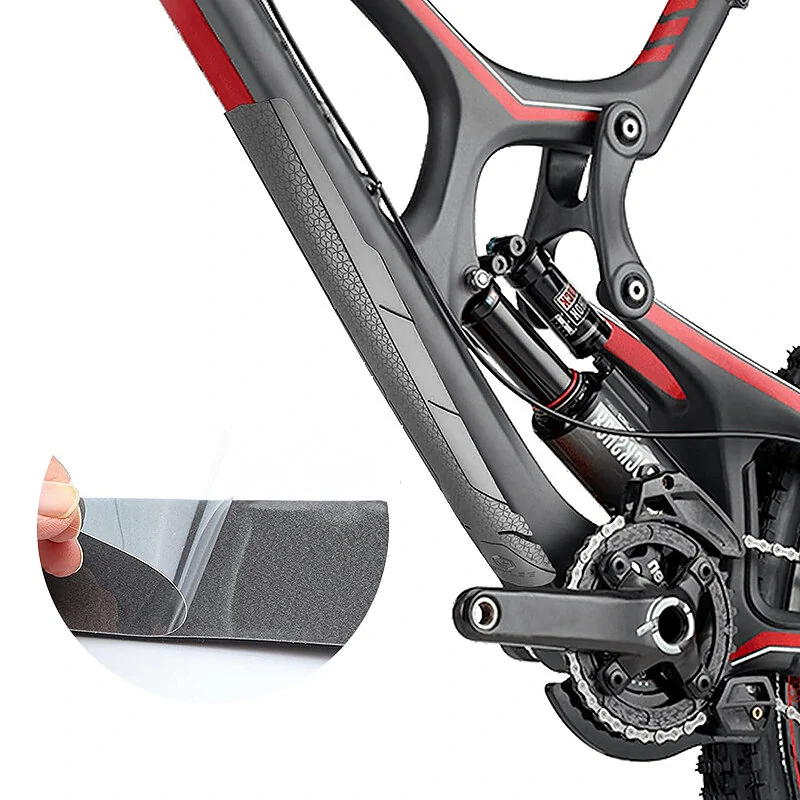 3M PVC Bicycle Frame Protection Sticker Guard Cover Removable Bike Down Tube Anti-Scratch Sticker Tape Protector for Cycling — view 2