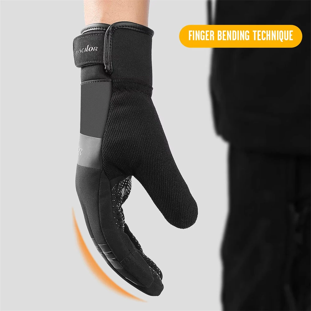 3M Waterproof Outdoor Warm Gloves for Outdoors Sports Ski Motorcycle Cycling — view 4