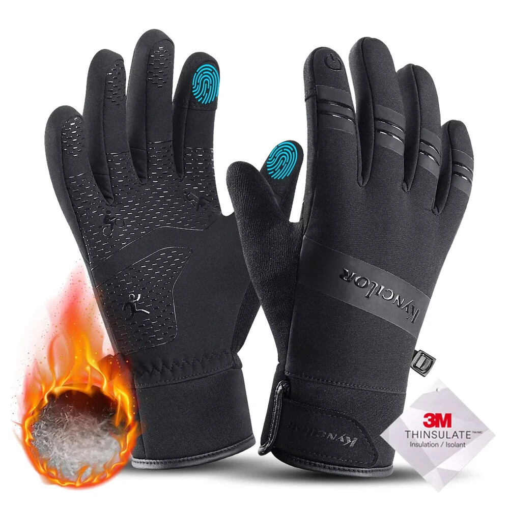 3M Waterproof Outdoor Warm Gloves for Outdoors Sports Ski Motorcycle Cycling — view 7