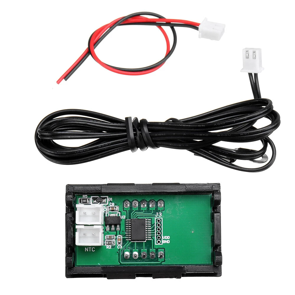 3Pcs 0.56 Inch Mini Digital LCD Indoor Convenient Temperature Sensor Meter Monit — view 10