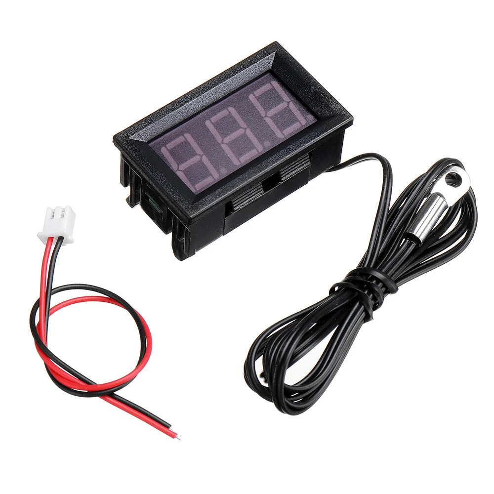 3Pcs 0.56 Inch Mini Digital LCD Indoor Convenient Temperature Sensor Meter Monit — view 2