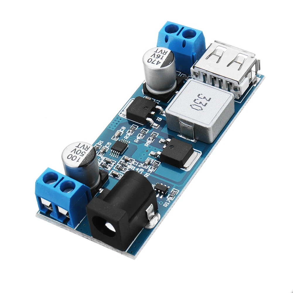 3pcs 24V / 12V To 5V 5A DC-DC Buck Power Module Step Down Module Power Converter — Pricio