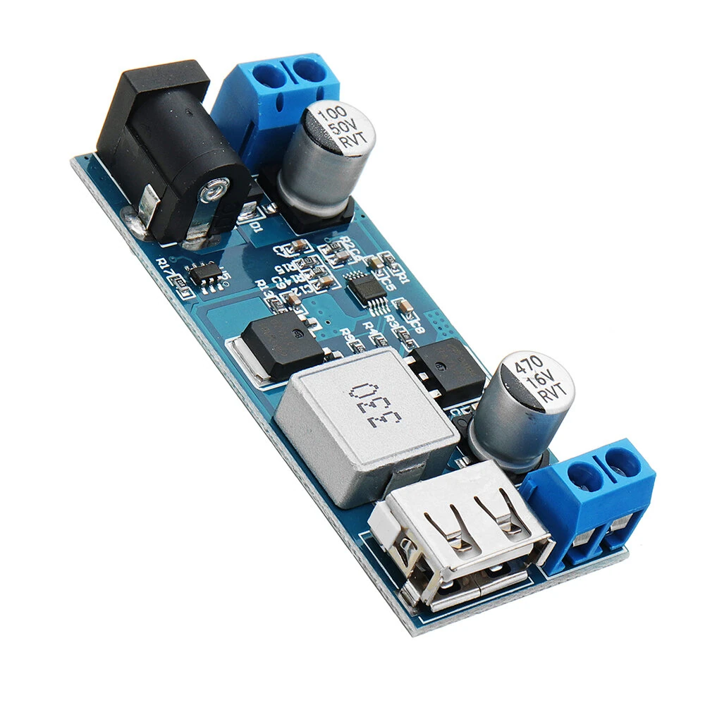 3pcs 24V / 12V To 5V 5A DC-DC Buck Power Module Step Down Module Power Converter — view 3
