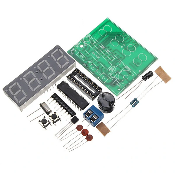 3Pcs C51 4 Bits Electronic Clock Electronic Production Suite DIY Kits — image 1