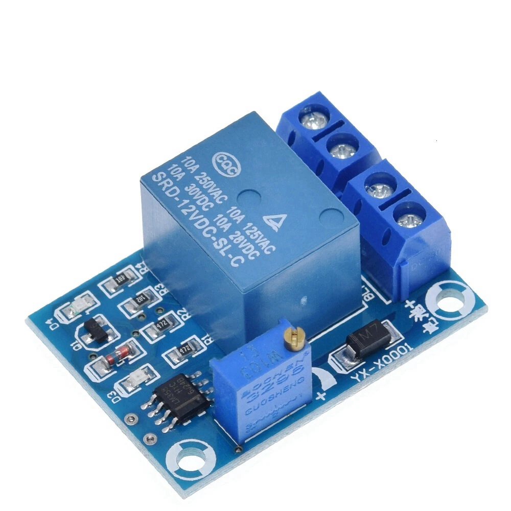 3Pcs DC 12V Battery Undervoltage Low Voltage Cut off Automatic Switch Recovery Protection Module Charging Controller Protection Board — image 1
