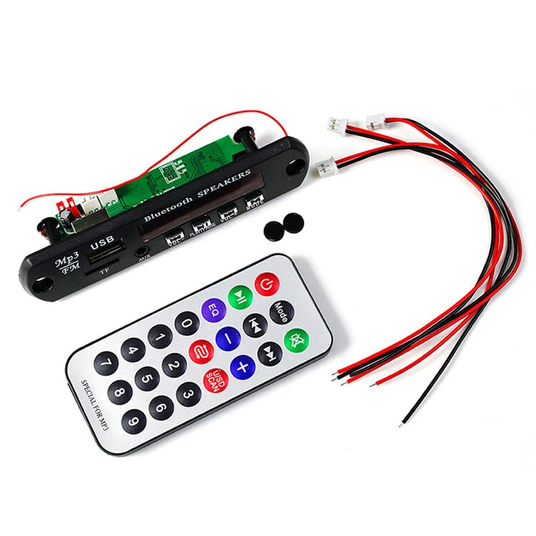 3Pcs DIY bluetooth Speaker Kit with FM Radio 87.5-108MHZ DIY Soldering Project Practice Electronic Kit Solder Assembly Support U Disk TF Card AUX — view 3