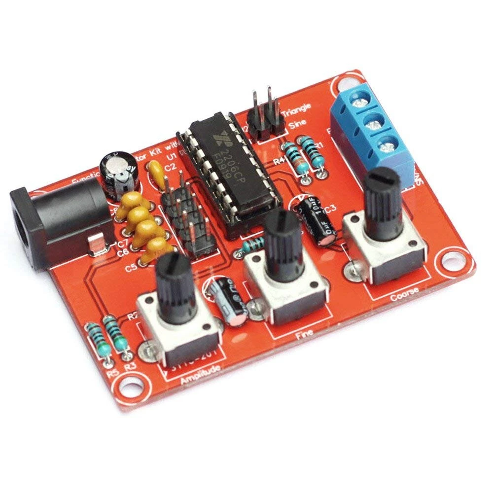 3Pcs Geekcreit® XR2206 Function Signal Generator DIY Kit Sine Triangle Square Output 1HZ-1MHZ — view 6