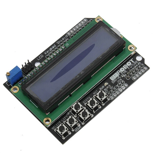 3Pcs Keypad Shield Blue Backlight For Robot LCD 1602 LCD1602 Display Module Input Output Expansion Board — view 2