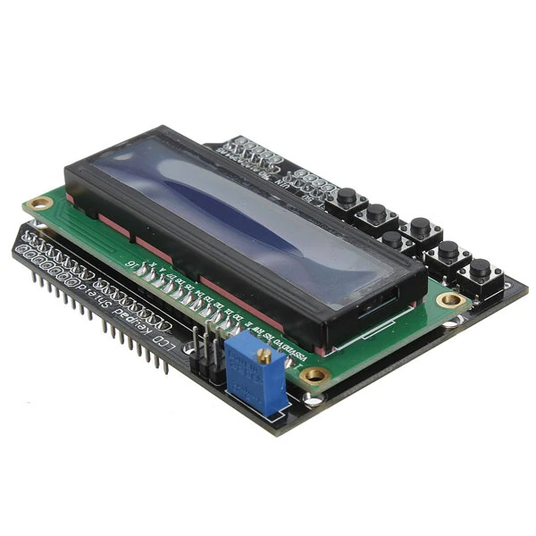 3Pcs Keypad Shield Blue Backlight For Robot LCD 1602 LCD1602 Display Module Input Output Expansion Board — view 4