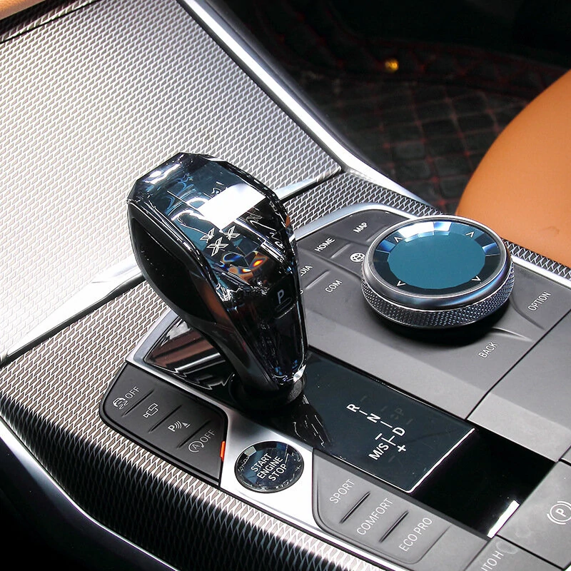3pcs-Set Crystal Gear Shift Knobs for BMW 19-22 X5 G05-X 22-23 X3 Car Modification — view 2