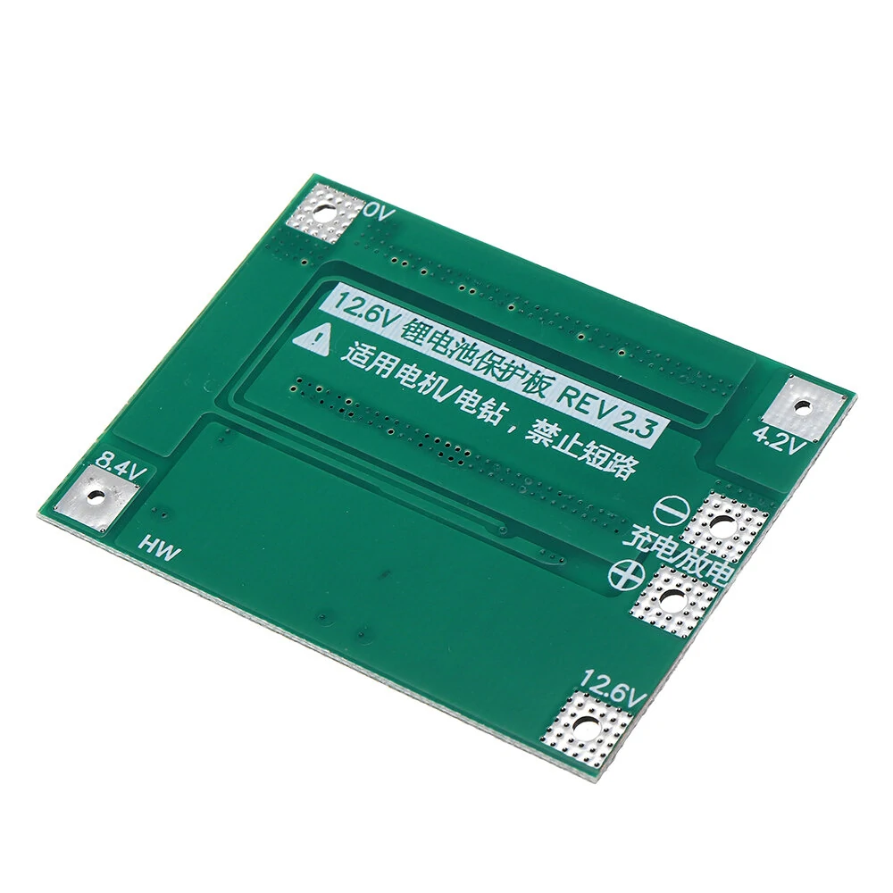 3S 11.1V 12.6V 40A 18650 Li-ion Lithium Battery BMS Protection Board — view 6