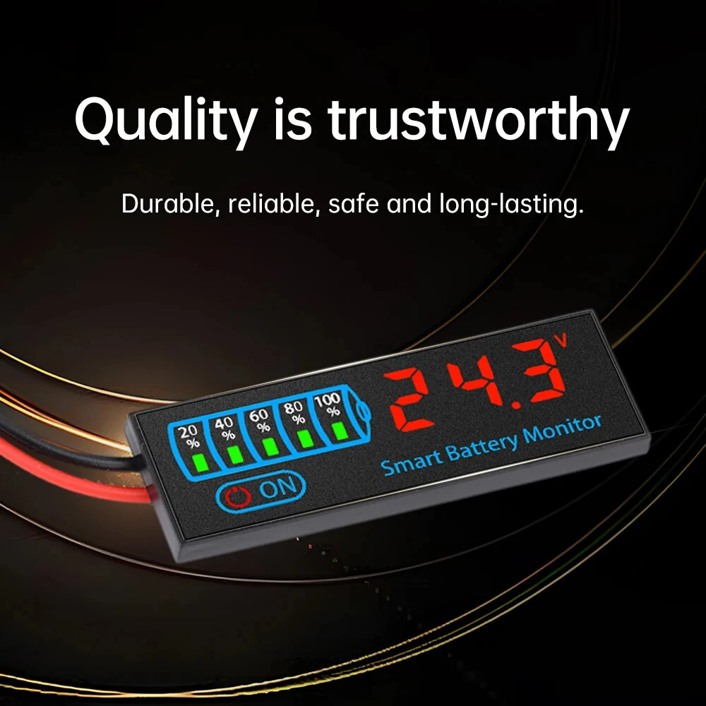 3S-14S DC7-55V Battery Level Indicator 12V 24V 36V 48V 18650 Lipo Lithium Battery Capacity Board Voltage Battery Charging Tester — view 3
