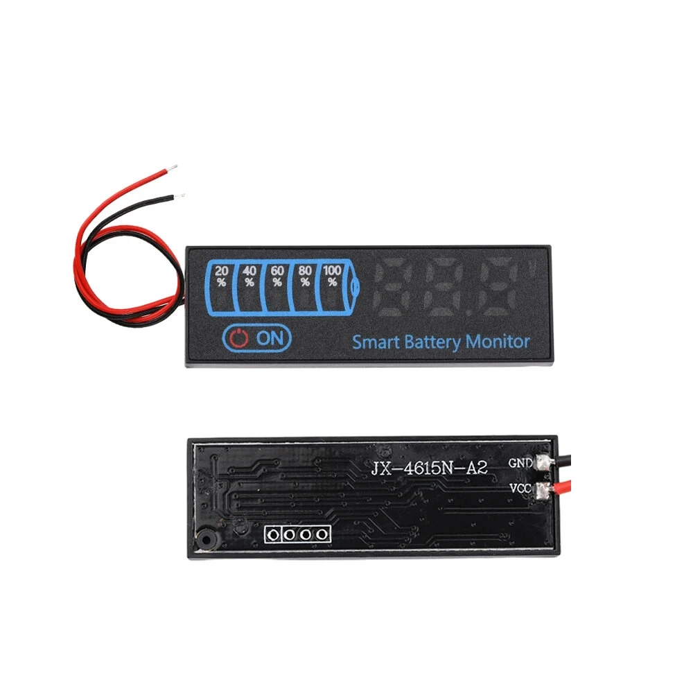 3S-14S DC7-55V Battery Level Indicator 12V 24V 36V 48V 18650 Lipo Lithium Battery Capacity Board Voltage Battery Charging Tester — view 6