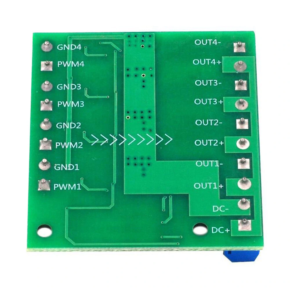 4-Channel MOS FET PLC Amplifier Board Driver Module PWM 3-20V to 3.7-27V DC 10A Optocoupler Isolation Module Accessories — view 6