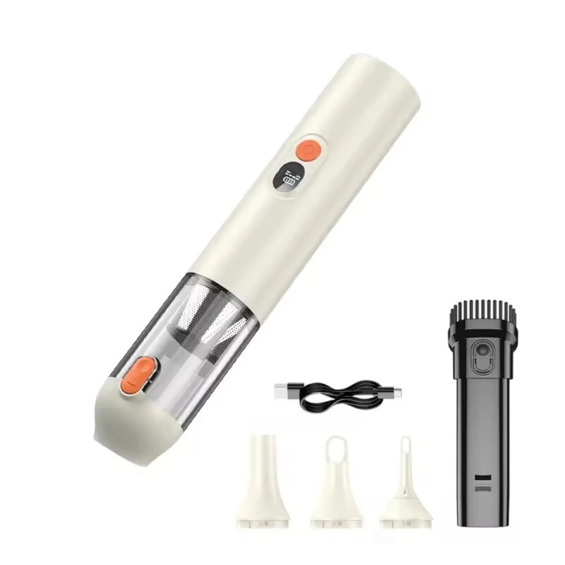 4 in 1 Powerful Handheld Car Vacuum Cleaner 14000PA Portable and Cordless Handheld Vacuum Air Inflator Pump Blower for Car Pet Home Cleaning — Pricio