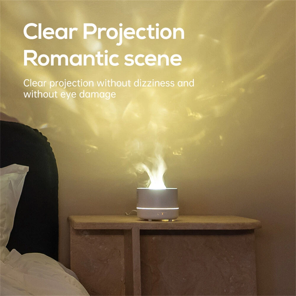 4-in-1 Starry Sky Projector Night Lamp Aroma Diffuser Quiet Humidifier Desktop USB Plug-in Large Fog Volume Colorful Atmosphere Light — view 5