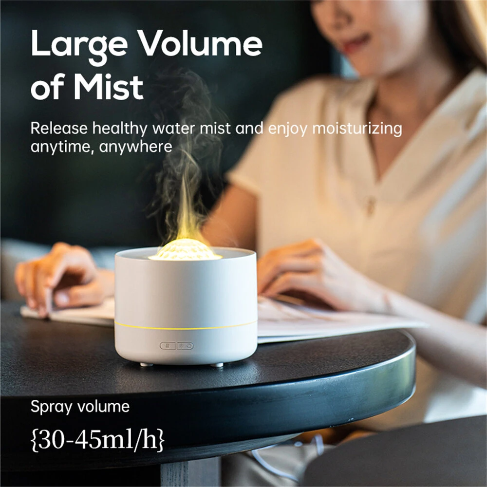 4-in-1 Starry Sky Projector Night Lamp Aroma Diffuser Quiet Humidifier Desktop USB Plug-in Large Fog Volume Colorful Atmosphere Light — view 8