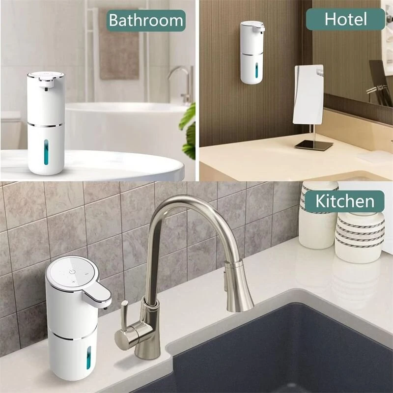 4 Level Automatic Soap Dispenser Touchless Foaming Soap Dispenser 350ML USB Rechargeable Electric Adjustable Foam Soap Dispenser — view 9