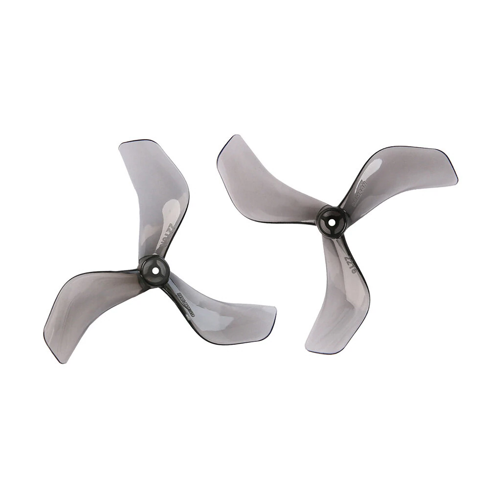 4 Pairs Gemfan 2216 2.2 Inch 3 Blades Propeller 1.5mm Shaft Hole for DJI O3 / O4 Air Unit FPV Racing Drones — Gemfan