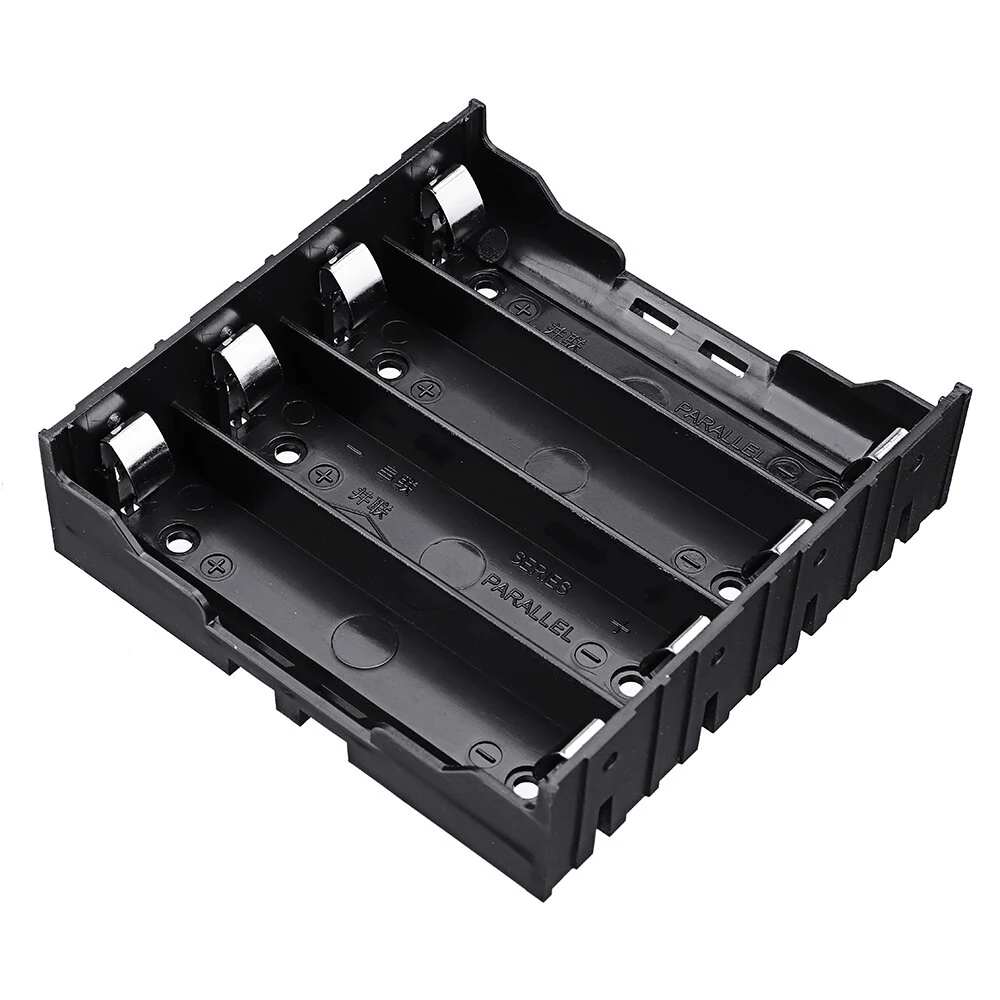 4 Slots 18650 Battery Holder Plastic Case Storage Box for 4*3.7V 18650 Lithium Battery with 8Pin — Pricio