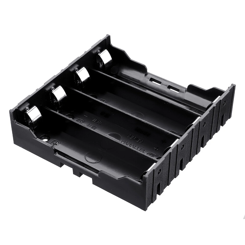 4 Slots 18650 Battery Holder Plastic Case Storage Box for 4*3.7V 18650 Lithium Battery with 8Pin — view 10