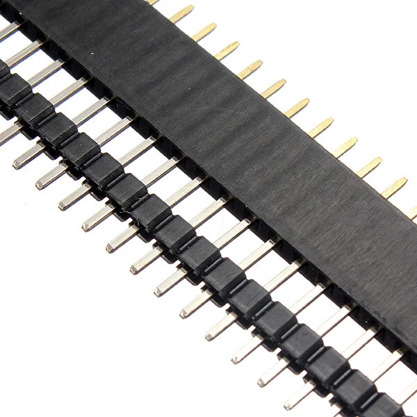 40 Pin 2.54mm Male Female SIL Socket Row Strip PCB Connector — view 5