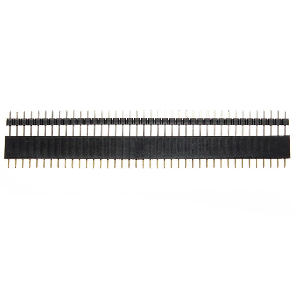 40 Pin 2.54mm Male Female SIL Socket Row Strip PCB Connector — view 8