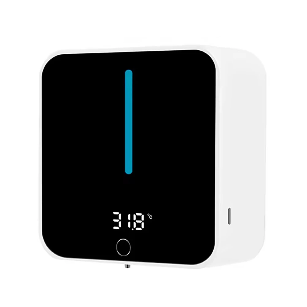 400ML Wall Mount Automatic Foam Soap Dispenser LED Temperature Display Electric Touchless Bathroom Intelligent Washing Hand Machine — view 2
