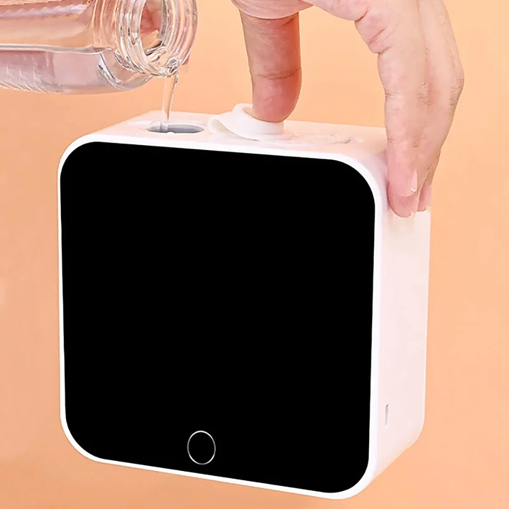 400ML Wall Mount Automatic Foam Soap Dispenser LED Temperature Display Electric Touchless Bathroom Intelligent Washing Hand Machine — view 3