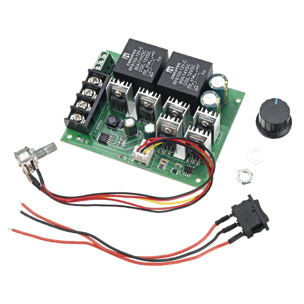 40A 2000W PWM DC Motor Controller Reverse Speed Switch Forward and Reverse Motor Speed Controller RC Reverse Control Switch 12V 24V 36V 48V — view 3