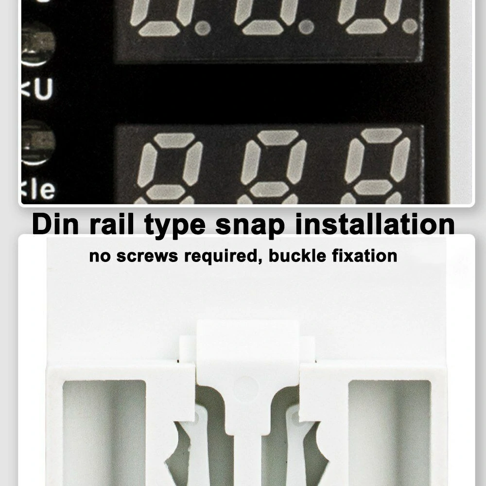 40A 63A Rated Current Automatic Reclosing Protector with Overvoltage Undervoltage Overcurrent Protection Real-Time Dual Digital Display Adjustable Current 230-280V Voltage Protection — view 7
