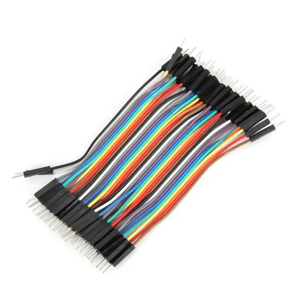 40pcs 10cm Male To Male Jumper Cable Dupont Wire — image 1