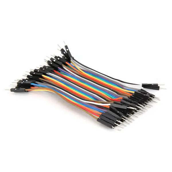 40pcs 10cm Male To Male Jumper Cable Dupont Wire — view 2