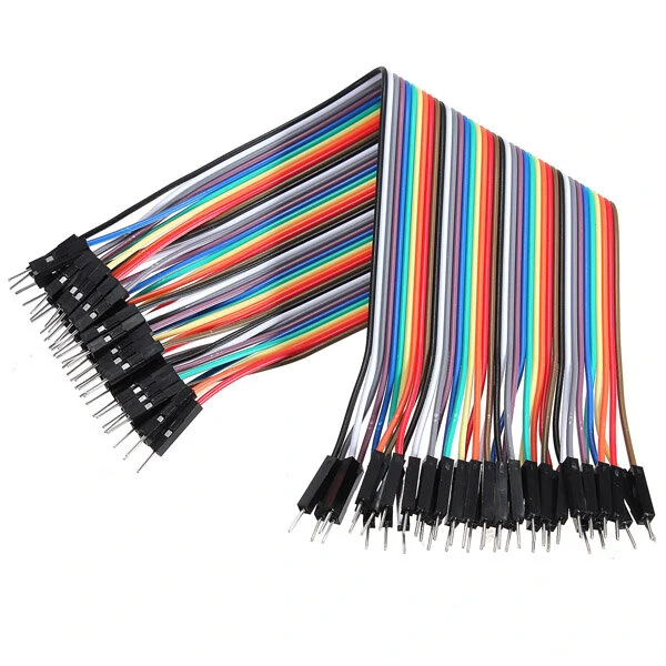 40pcs 20cm Male To Male Color Breadboard Cable Jumper Cable Dupont Wire — view 4