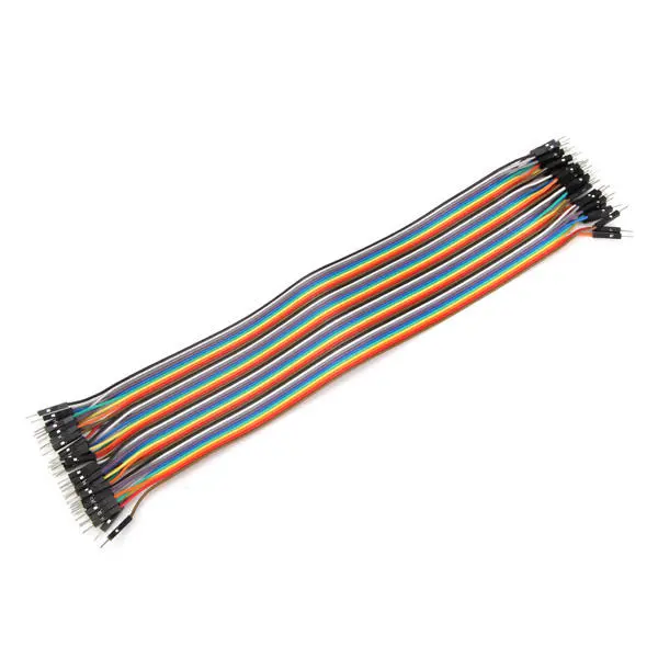 40pcs 30cm Male To Male Jumper Cable Dupont Wire — view 4