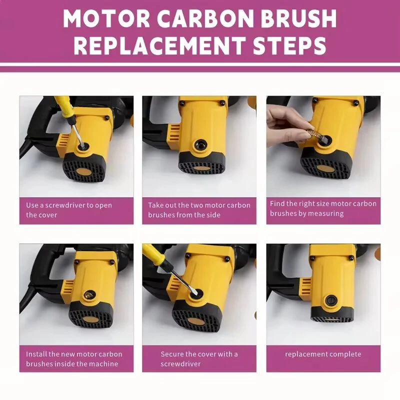40pcs Carbon Brushes Brush Repairing Part for General Electric Motor for Electric Motors Graphite Brush 10 Different Types — view 3