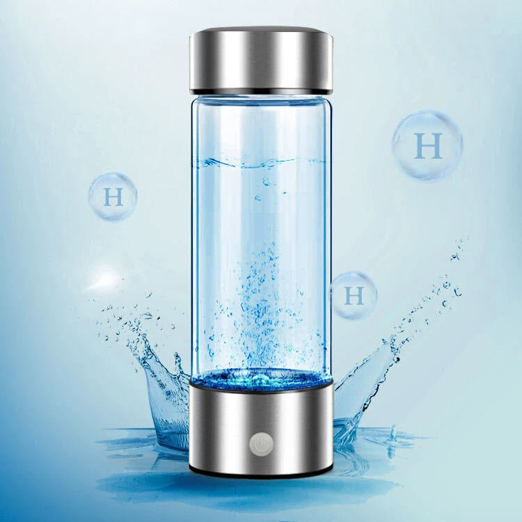 420ML Portable Electrolytic Hydrogen-rich Water Cup Hydrogen Rich Water Cup Electric Hydrogen Rich Water Generator Bottle Quality Filter Titanium Portable Antioxidant Lonizer — Pricio