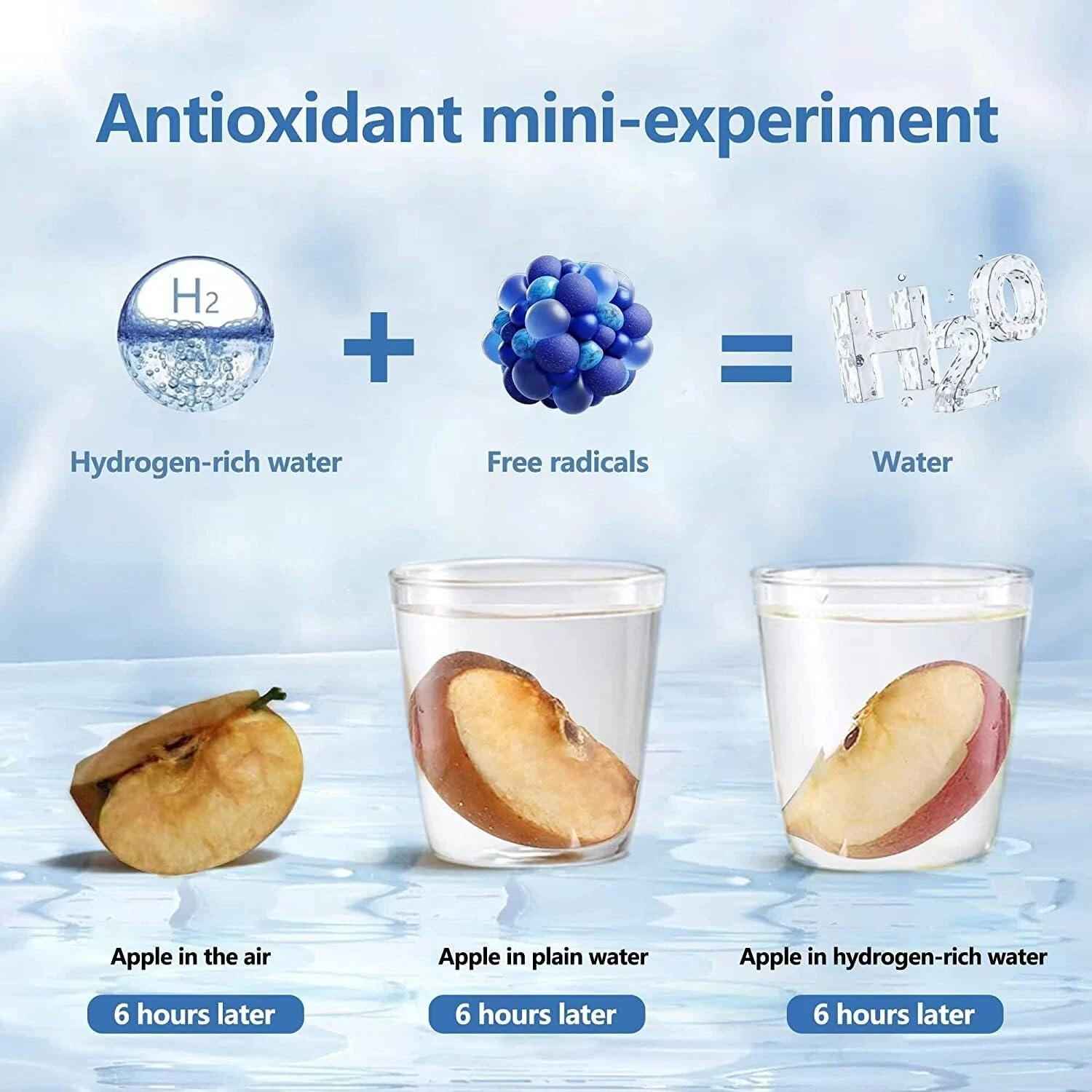 420ML Portable Electrolytic Hydrogen-rich Water Cup Hydrogen Rich Water Cup Electric Hydrogen Rich Water Generator Bottle Quality Filter Titanium Portable Antioxidant Lonizer — view 5