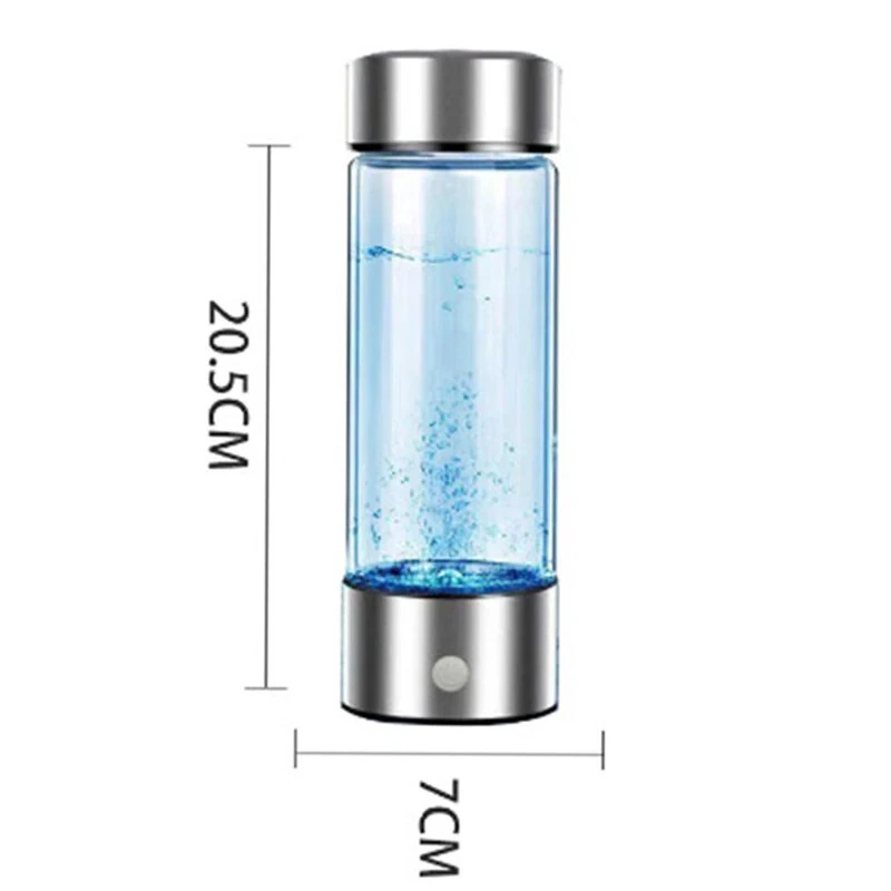420ML Portable Electrolytic Hydrogen-rich Water Cup Hydrogen Rich Water Cup Electric Hydrogen Rich Water Generator Bottle Quality Filter Titanium Portable Antioxidant Lonizer — view 7
