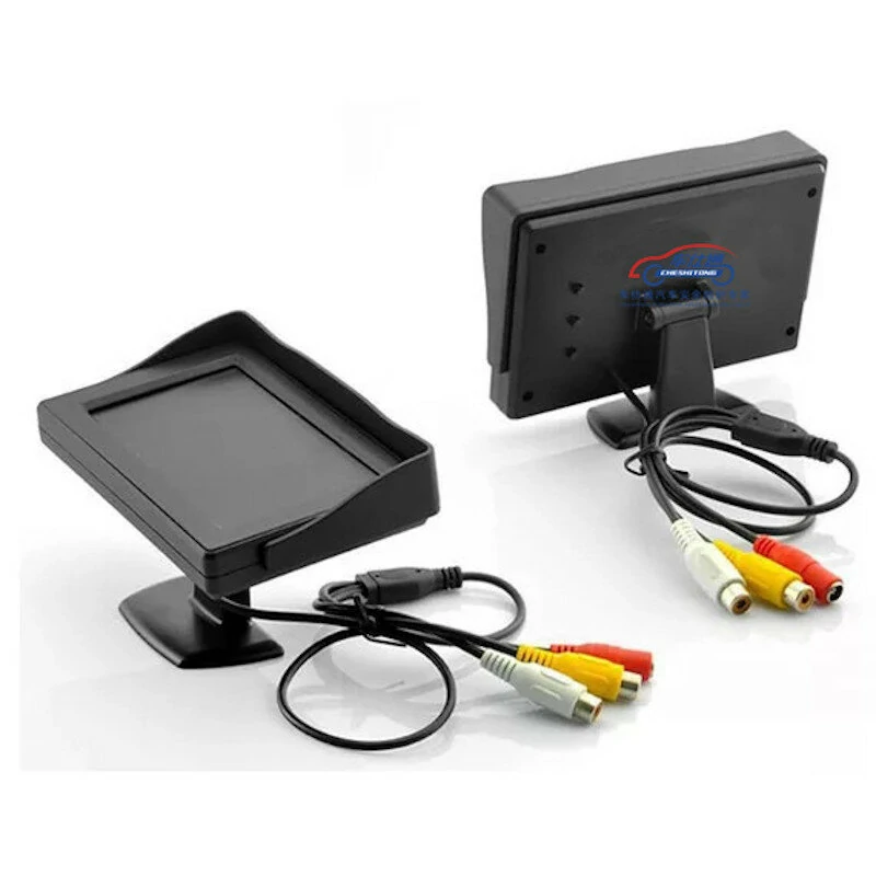 4.3 inch Car LCD Monitor Desktop With Sun Visor Reversing Image Display — view 6