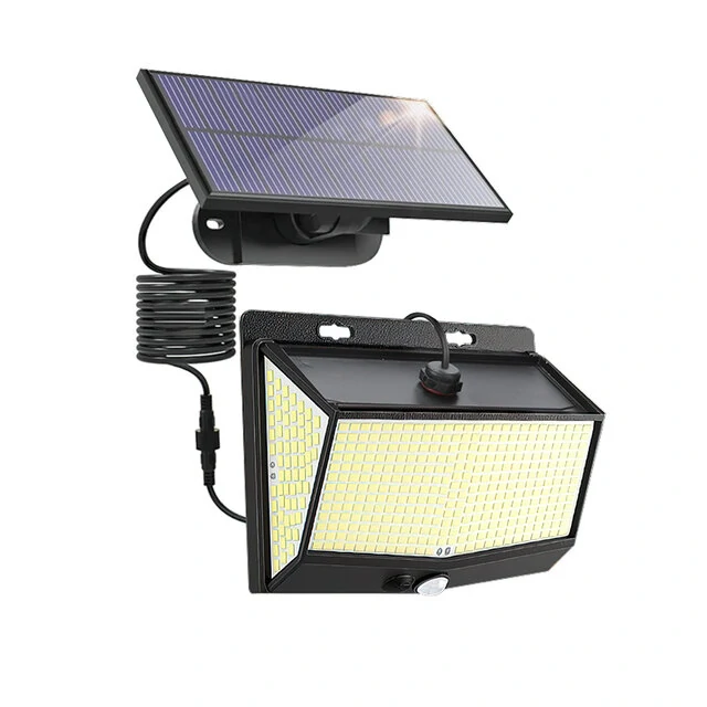 468 LED Super Bright Outdoor Solar Lamp Waterproof 3 Modes Motion Sensor Human Induction Solar Garden Light Yard Garage Lights — Pricio