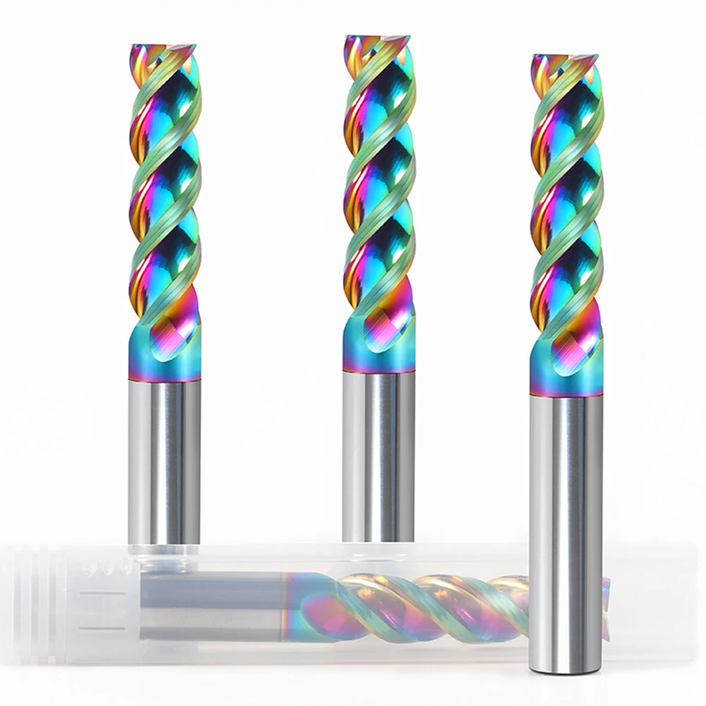 4mm 10mm Shank 3 Flutes Tungsten Carbide CNC Router Bit 4mm/10mm Cutting Diameter 12mm/24mm/30mm Cutting Length Milling Cutter End Mill — Pricio