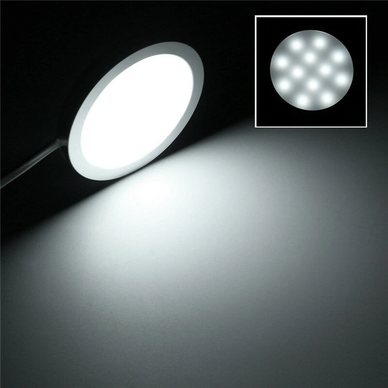 4pcs 12V LED Recessed Down Cabinet Light RV Ceiling Roof Camper Trailer Boat Lamp — view 7
