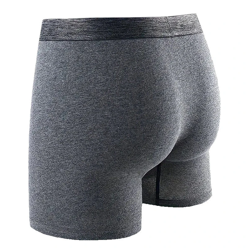 4pcs Cotton Men's Underwear Set Lengthened Anti-wear Comfortable Breathable Sports Boxer Briefs Underwear Set — view 3