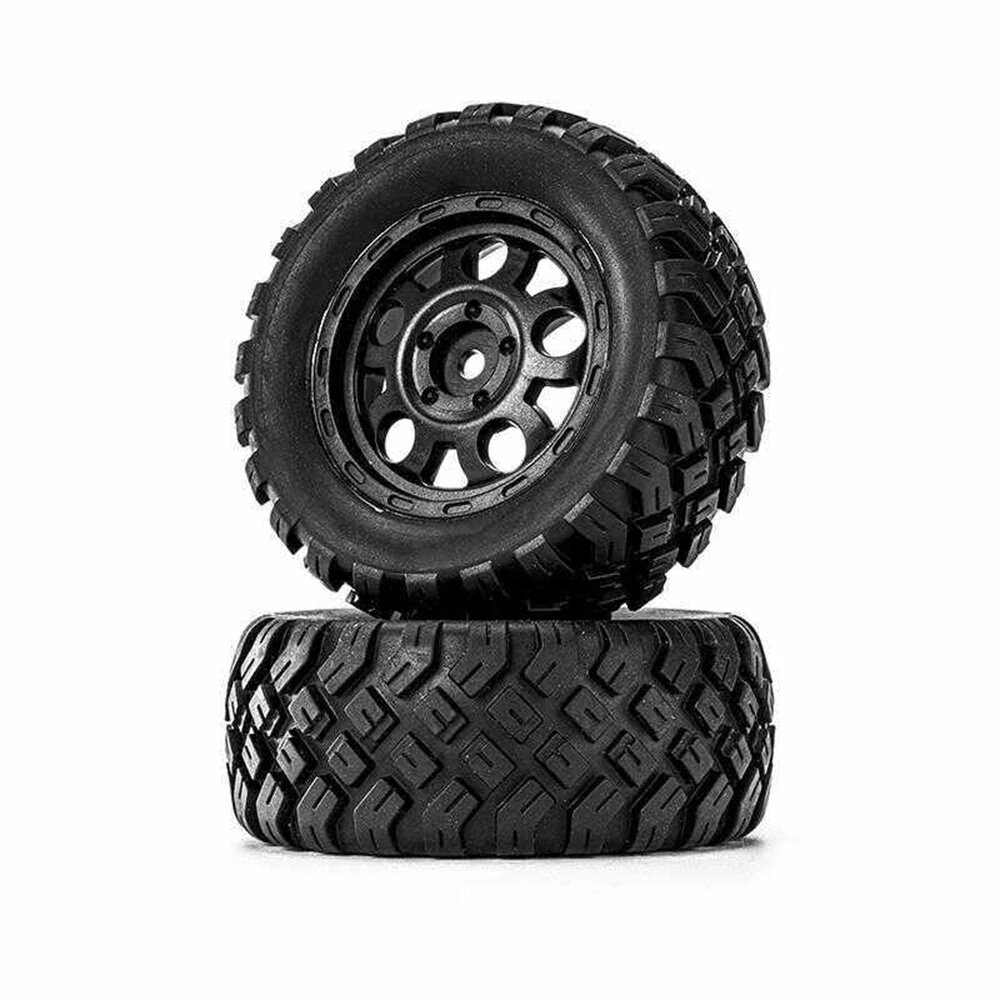 4PCS HBX 3100A V3 1/16 Brushless RC Car Parts Tires Wheel Rims Glued Vehicles Models Spare Replacement F4312