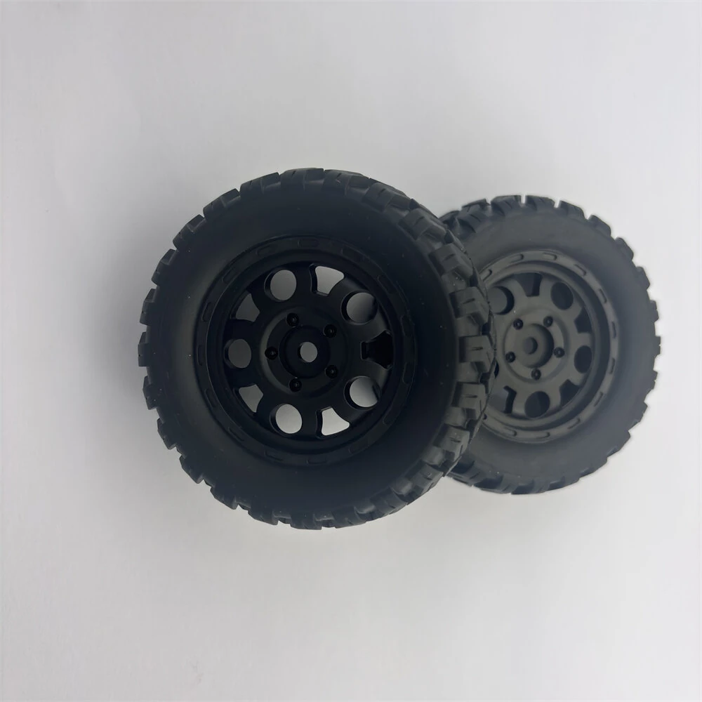 4PCS HBX 3100A V3 1/16 Brushless RC Car Parts Tires Wheel Rims Glued Vehicles Models Spare Replacement F4312 — view 2