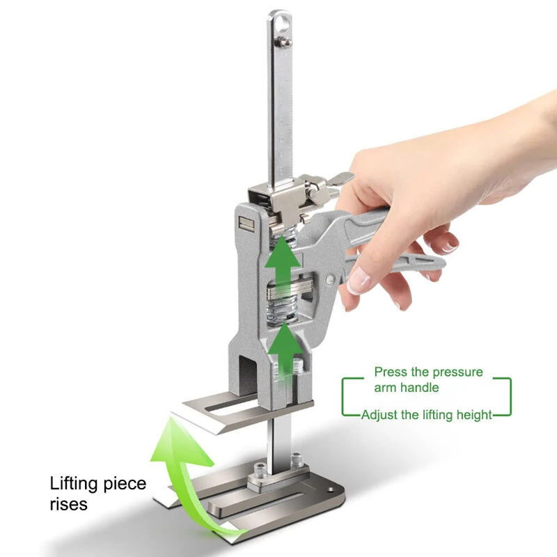 4PCS Labor Saving Arm Jack 12 Inch Heavy-Duty Versatile Drywall Lift Wall Tile Locator and Woodworking Clamp with Adjustable Height 0-145mm 440 Lbs Lift Capacity — view 5