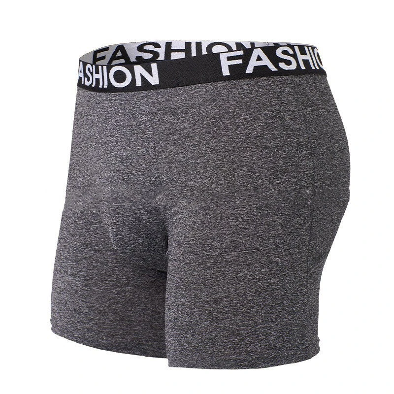 4pcs Men's Boxer Briefs Comfortable Elastic Waistband Skin-friendly Underwear Set For Daily Wear — view 3