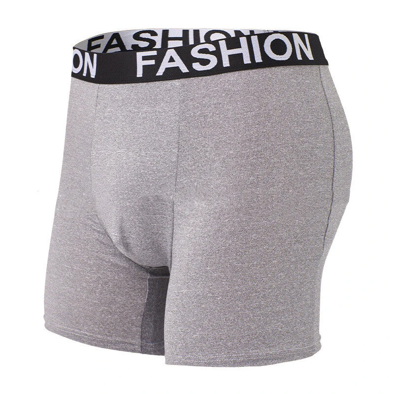4pcs Men's Boxer Briefs Comfortable Elastic Waistband Skin-friendly Underwear Set For Daily Wear — view 4